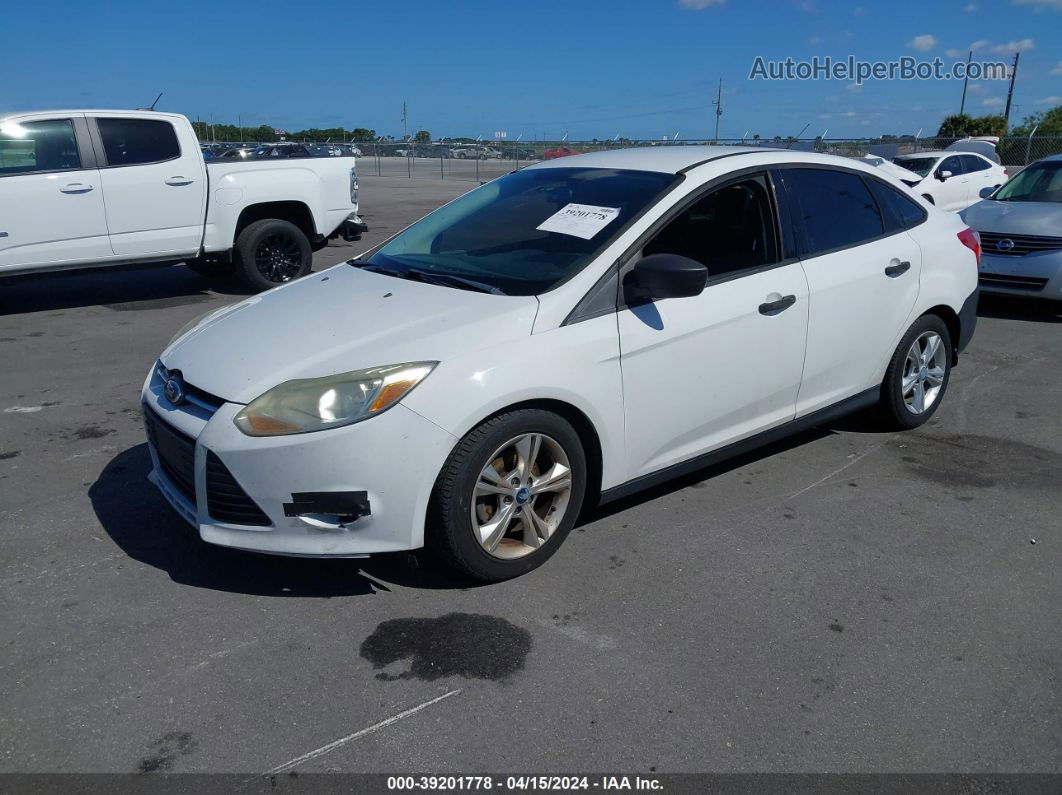 2014 Ford Focus Se White vin: 1FADP3F23EL233714