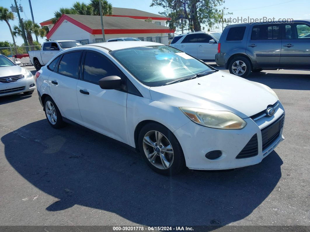 2014 Ford Focus Se White vin: 1FADP3F23EL233714