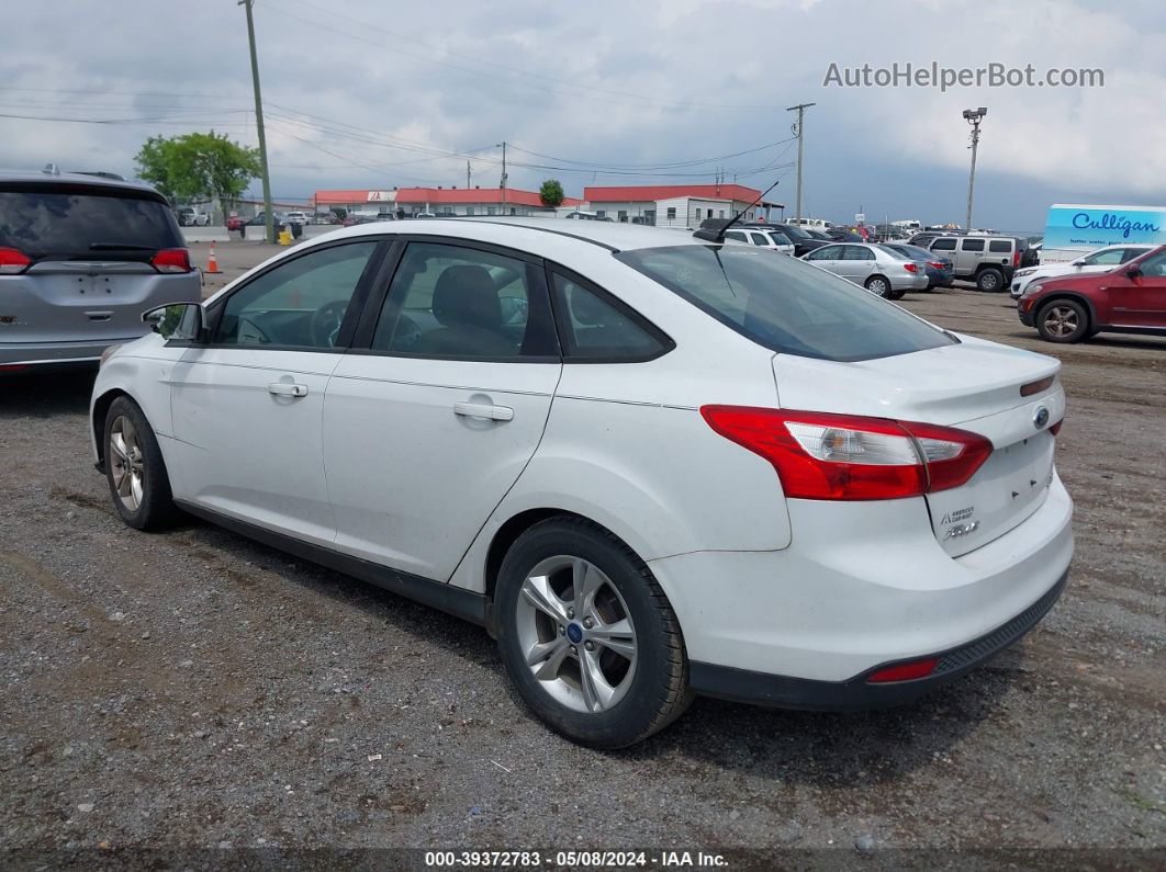 2014 Ford Focus Se Белый vin: 1FADP3F23EL242218