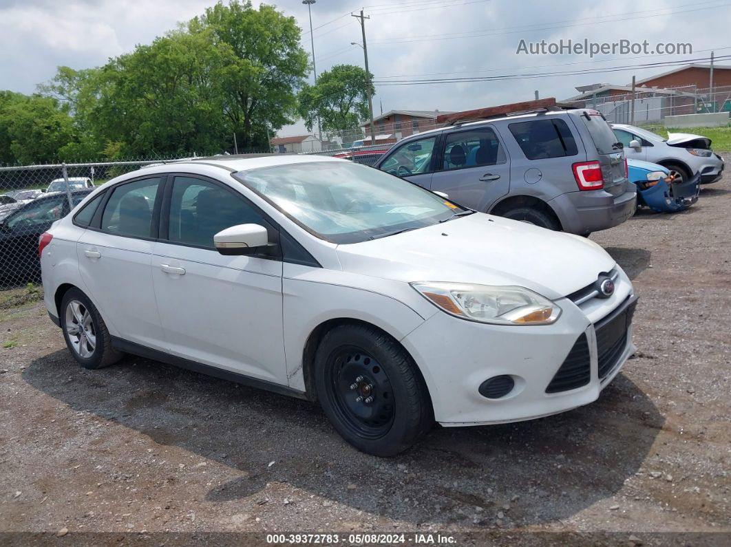 2014 Ford Focus Se Белый vin: 1FADP3F23EL242218