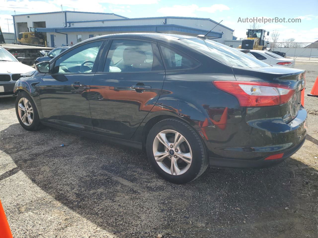 2014 Ford Focus Se Black vin: 1FADP3F23EL244941