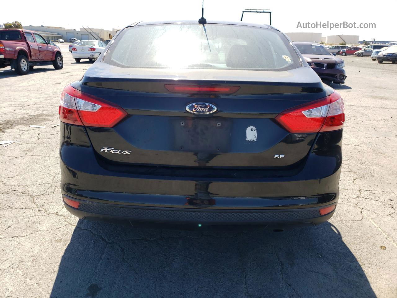 2014 Ford Focus Se Black vin: 1FADP3F23EL266535