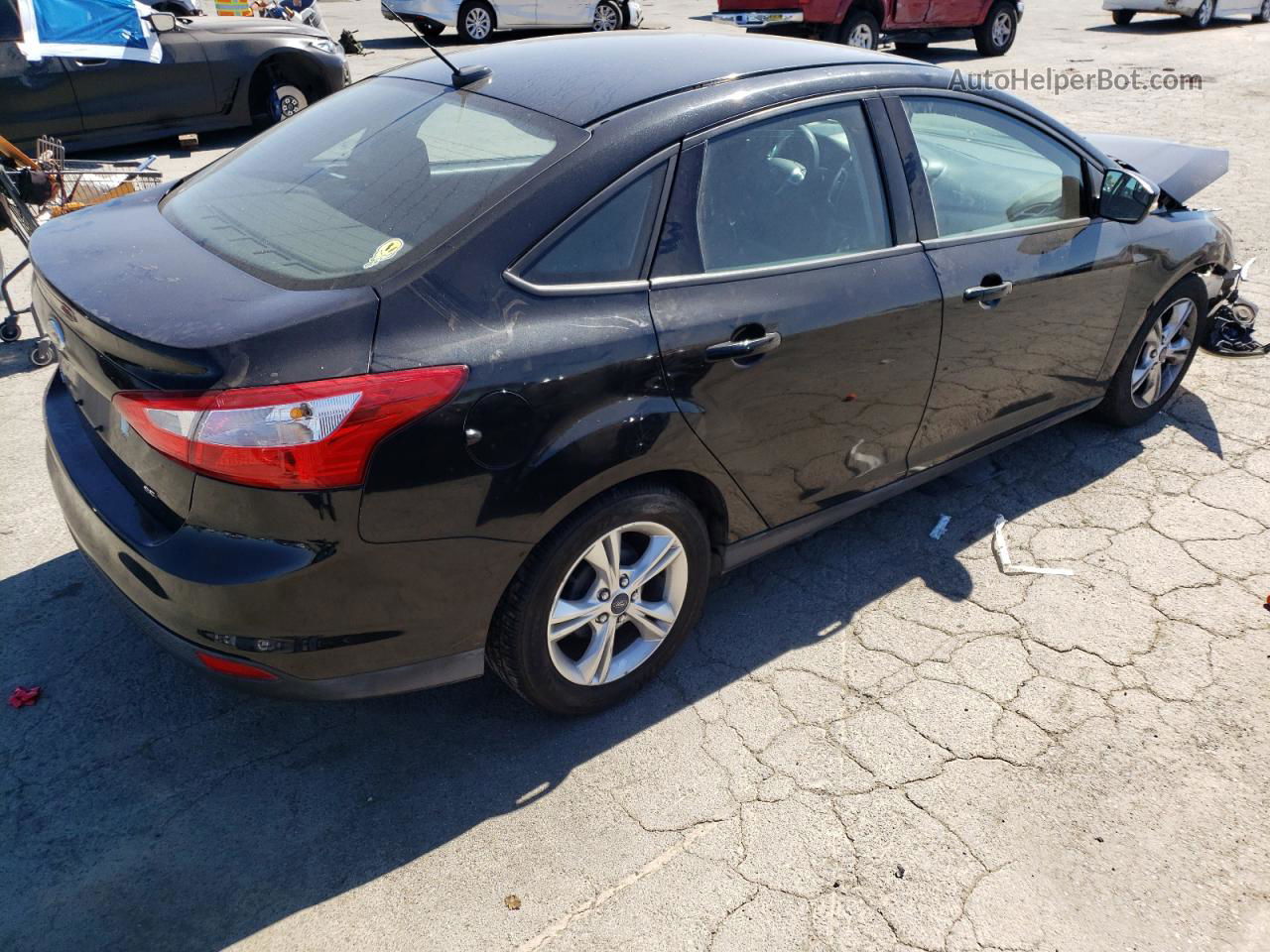 2014 Ford Focus Se Black vin: 1FADP3F23EL266535