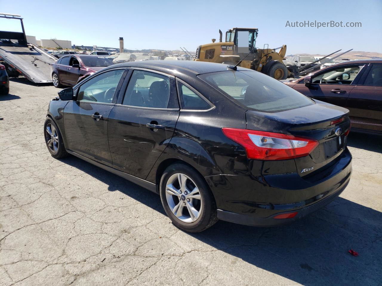 2014 Ford Focus Se Black vin: 1FADP3F23EL266535