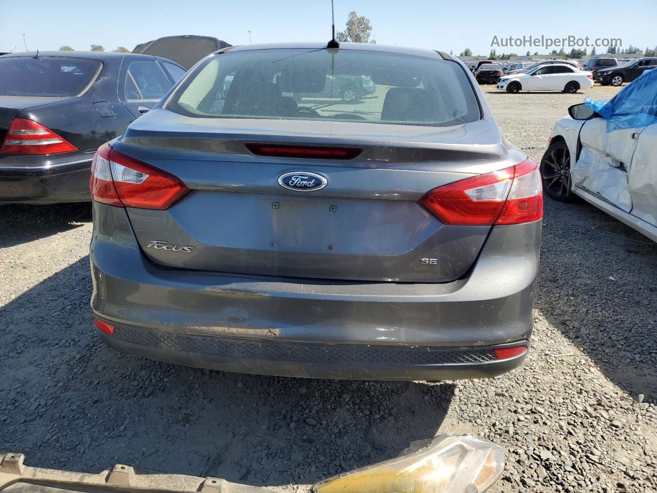 2014 Ford Focus Se Silver vin: 1FADP3F23EL276563