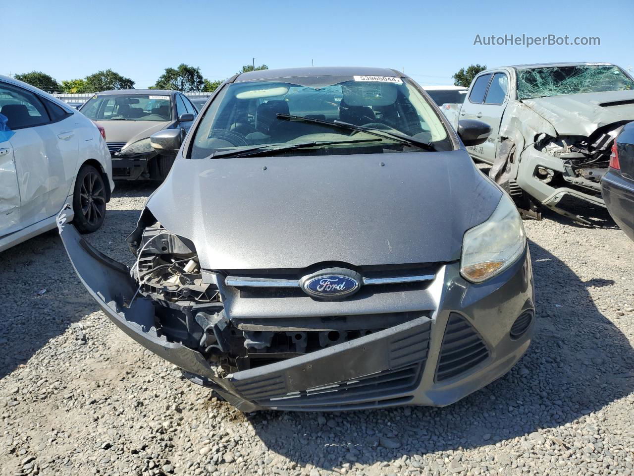 2014 Ford Focus Se Silver vin: 1FADP3F23EL276563