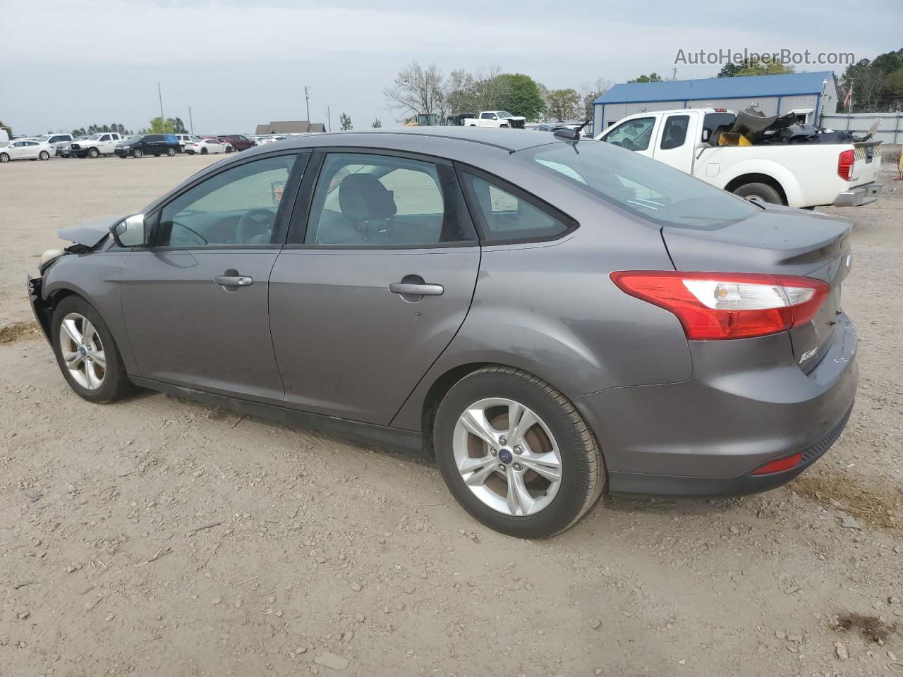 2014 Ford Focus Se Gray vin: 1FADP3F23EL285408