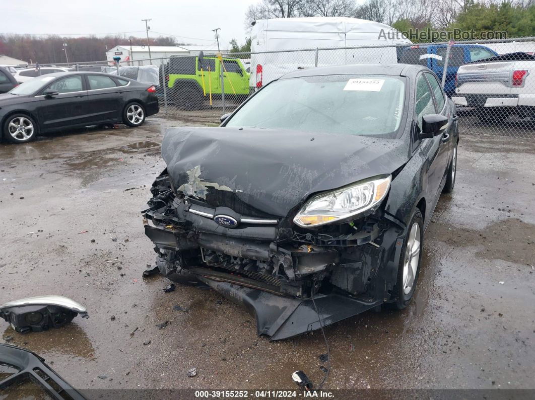 2014 Ford Focus Se Black vin: 1FADP3F23EL300912