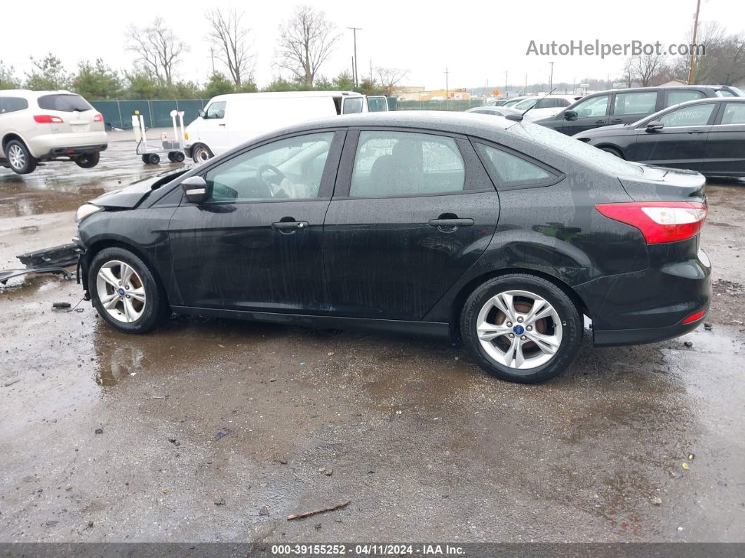 2014 Ford Focus Se Black vin: 1FADP3F23EL300912