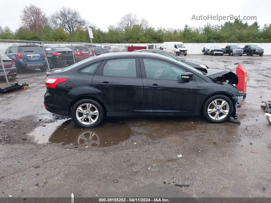 2014 Ford Focus Se Black vin: 1FADP3F23EL300912