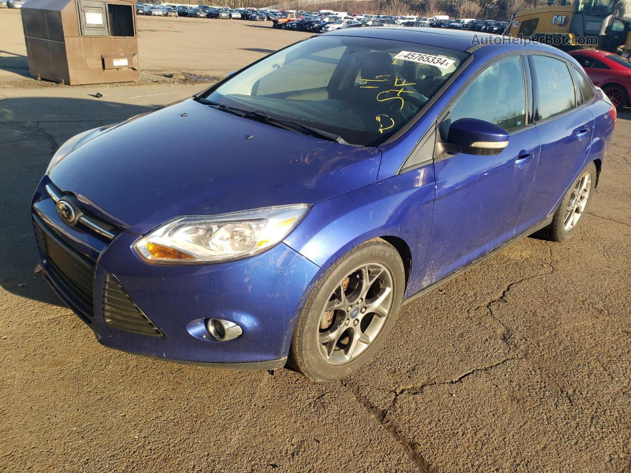 2014 Ford Focus Se Blue vin: 1FADP3F23EL319041