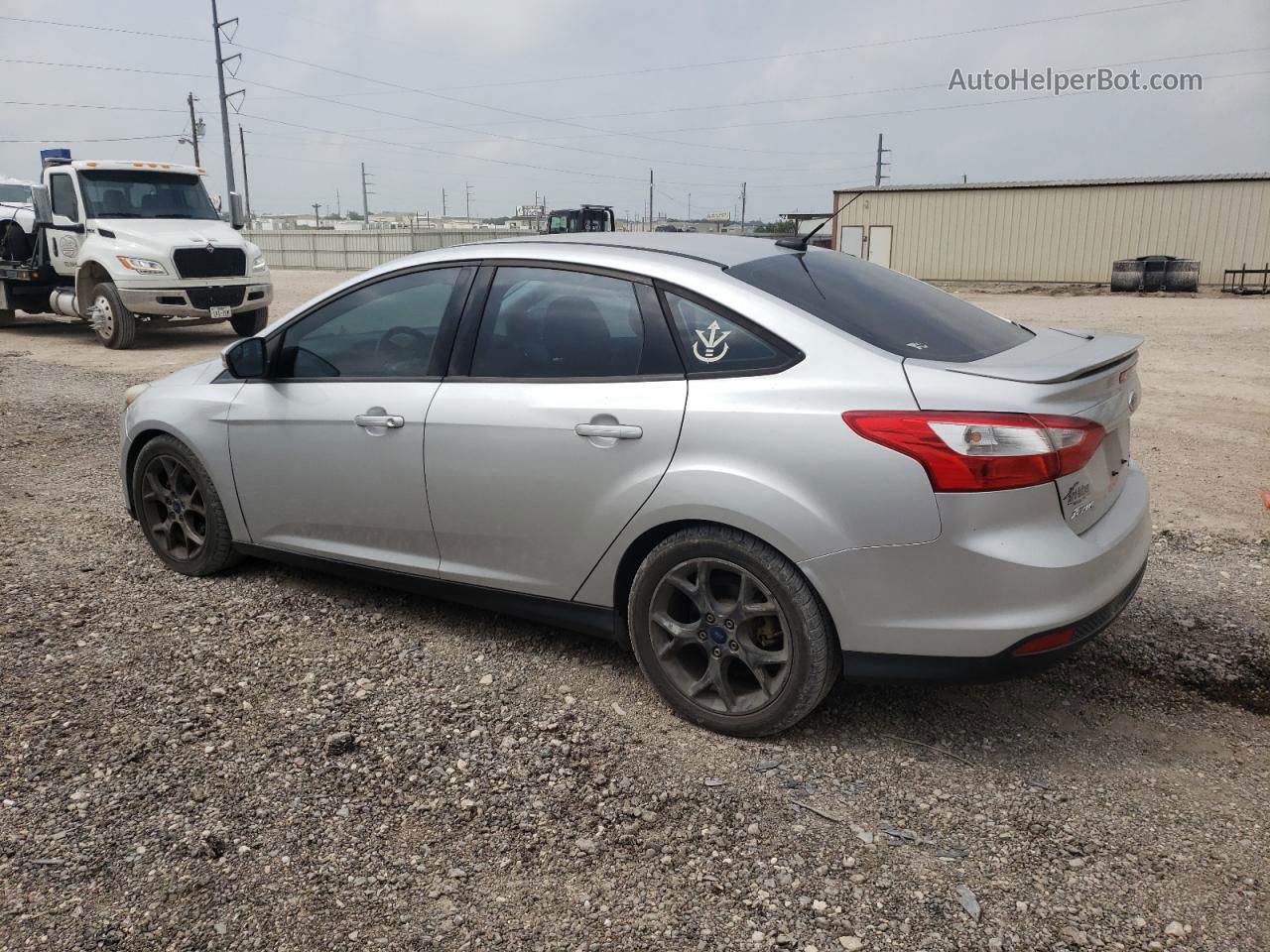 2014 Ford Focus Se Silver vin: 1FADP3F23EL321081