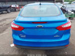 2014 Ford Focus Se Blue vin: 1FADP3F23EL388537