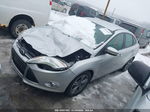 2014 Ford Focus Se Silver vin: 1FADP3F23EL405773