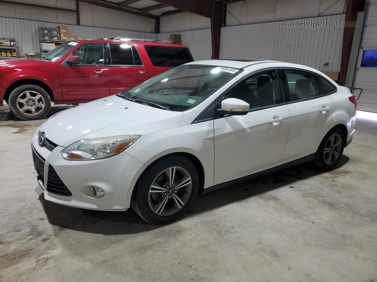 2014 Ford Focus Se Белый vin: 1FADP3F23EL407927