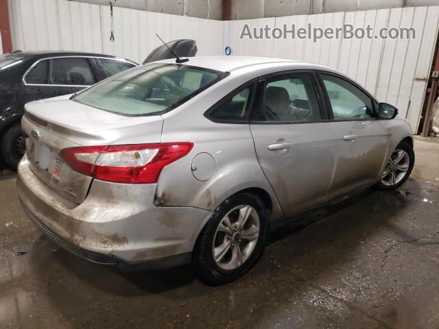 2014 Ford Focus Se Silver vin: 1FADP3F23EL433556