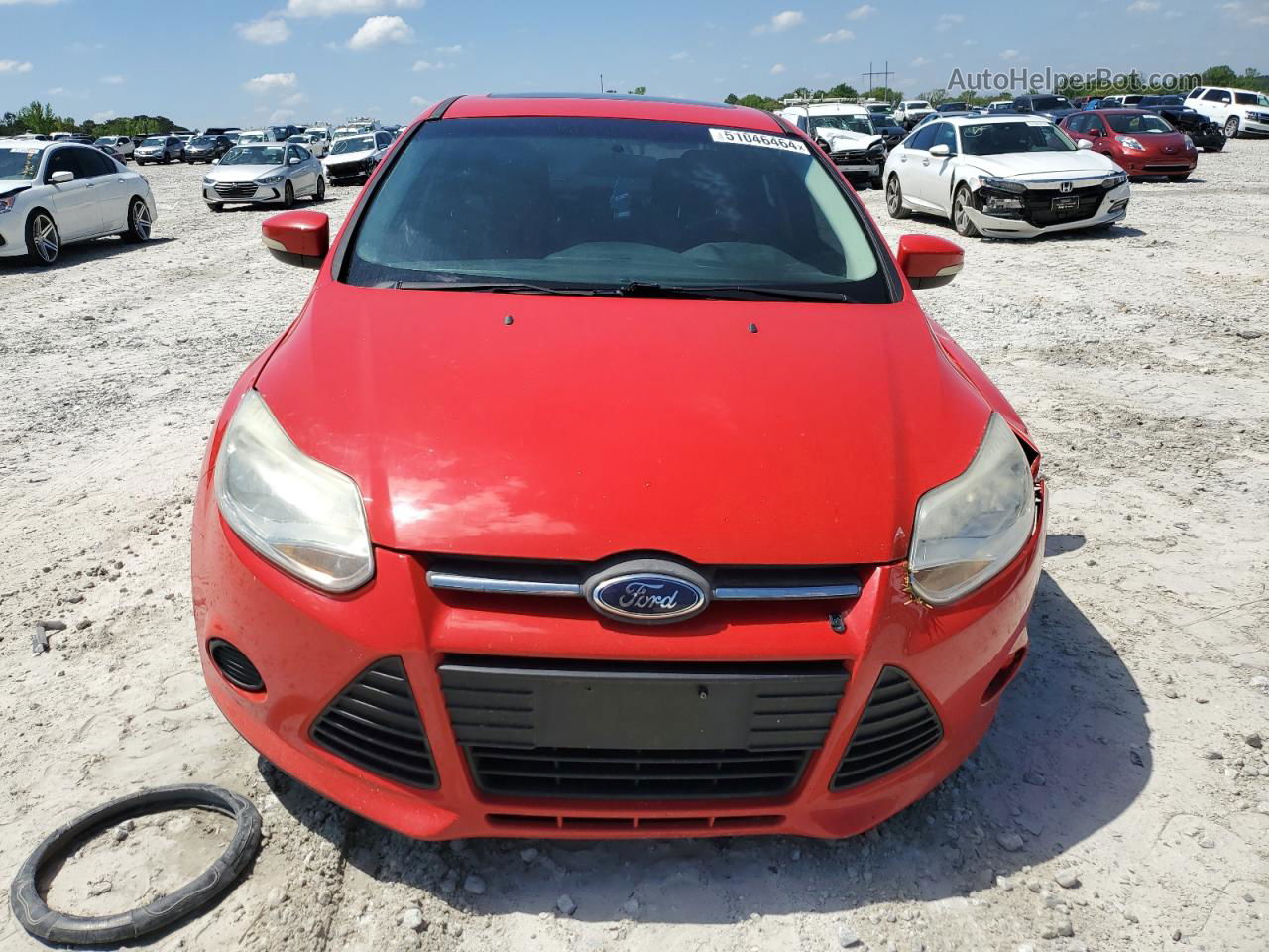 2014 Ford Focus Se Red vin: 1FADP3F23EL456903