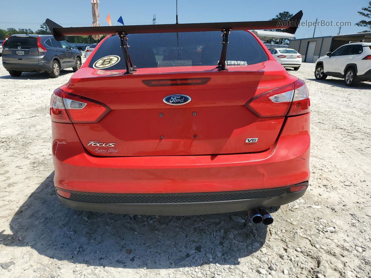 2014 Ford Focus Se Red vin: 1FADP3F23EL456903