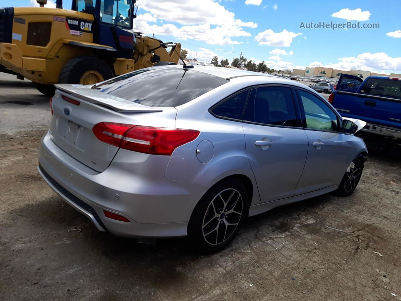 2015 Ford Focus Se Silver vin: 1FADP3F23FL231964