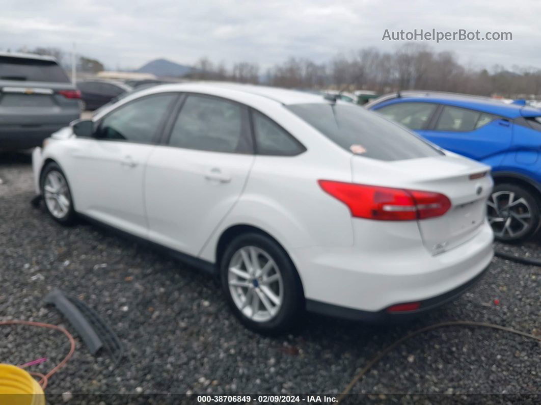 2015 Ford Focus Se White vin: 1FADP3F23FL334964