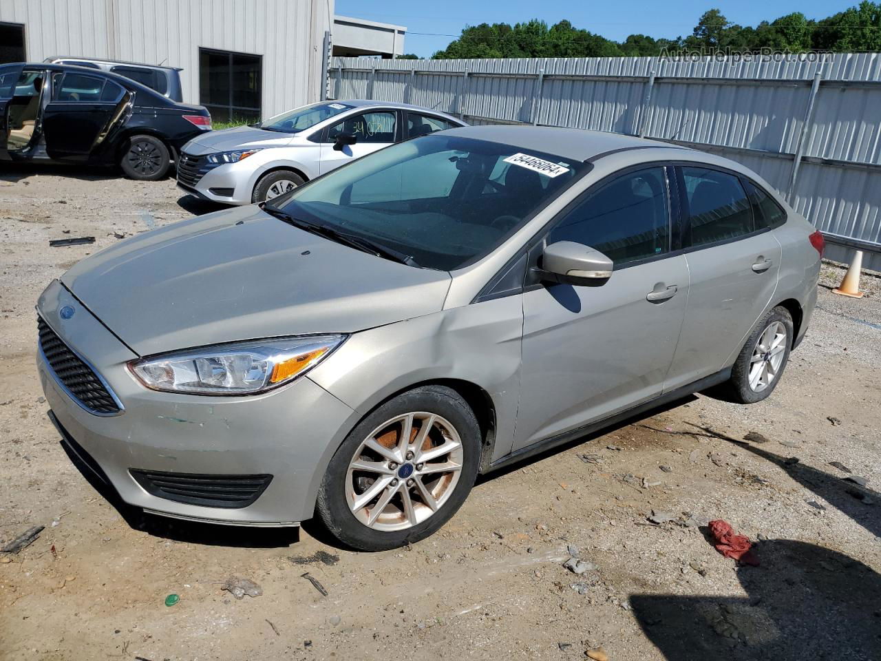 2015 Ford Focus Se Tan vin: 1FADP3F23FL372727