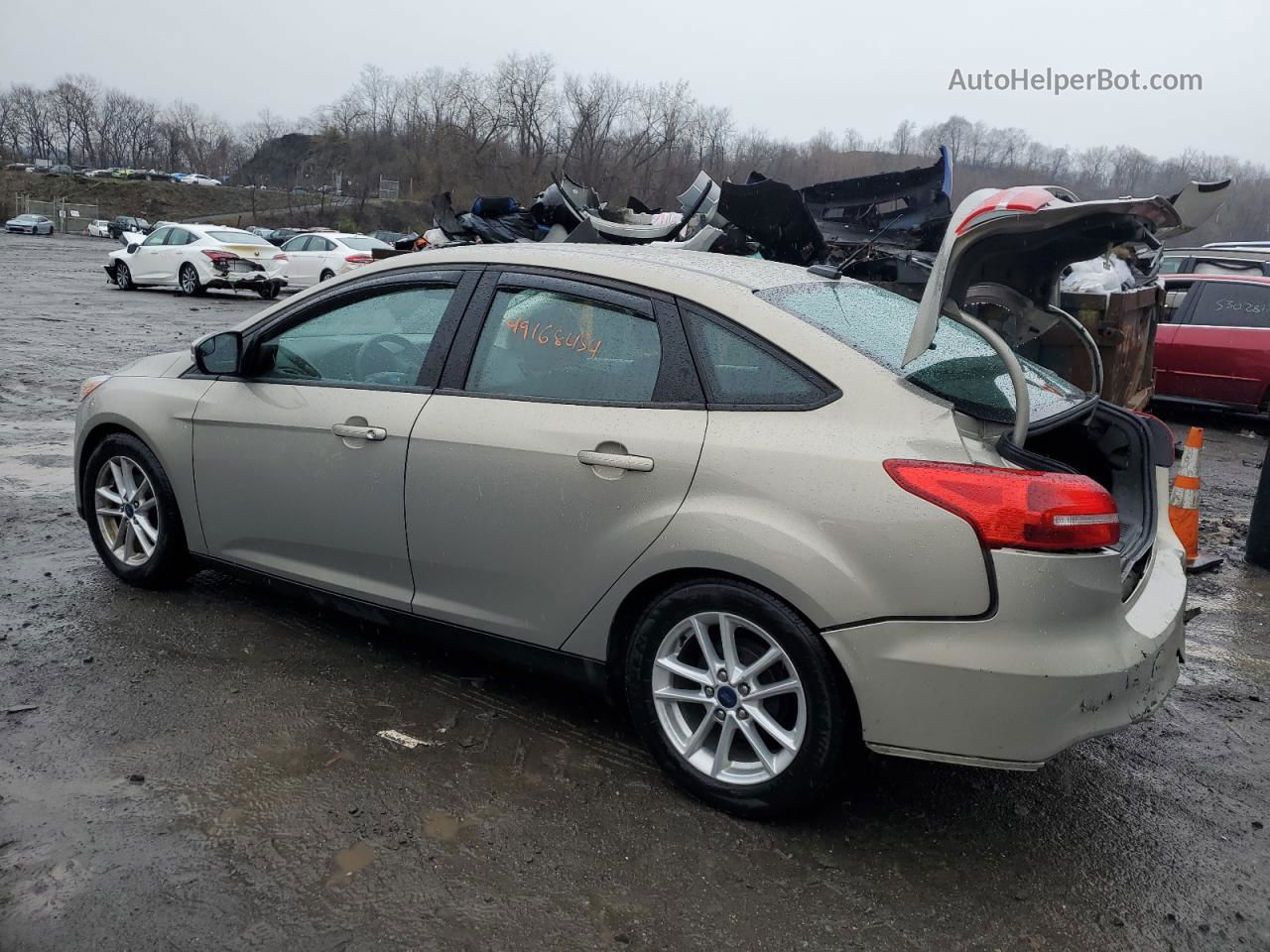 2016 Ford Focus Se Cream vin: 1FADP3F23GL317955