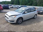 2016 Ford Focus Se Серебряный vin: 1FADP3F23GL355251