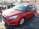 2018 Ford Focus Se Orange vin: 1FADP3F23JL265332