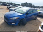 2018 Ford Focus Se Blue vin: 1FADP3F23JL265444