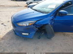 2018 Ford Focus Se Blue vin: 1FADP3F23JL265444