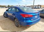 2018 Ford Focus Se Blue vin: 1FADP3F23JL265444