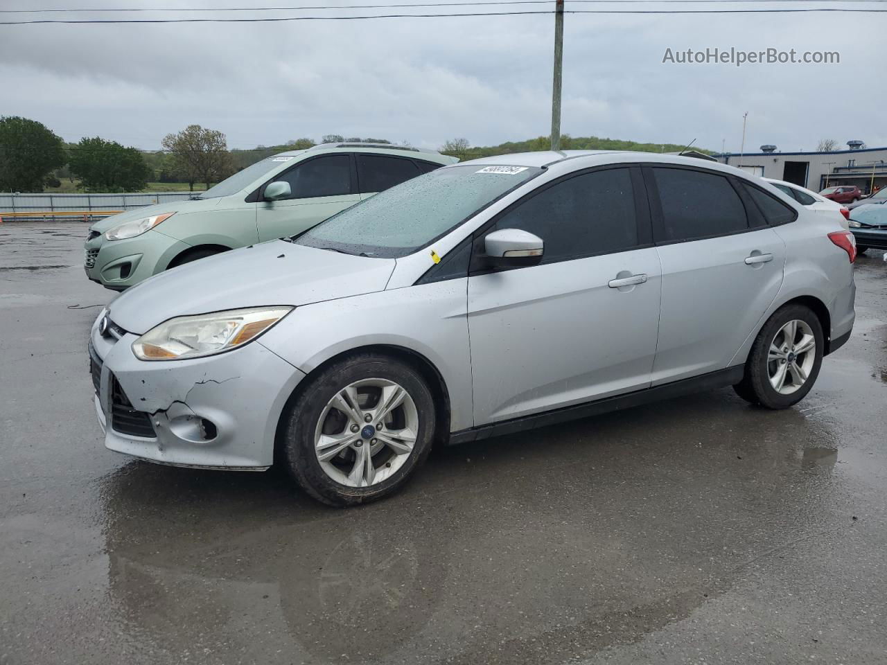 2013 Ford Focus Se Silver vin: 1FADP3F24DL129697