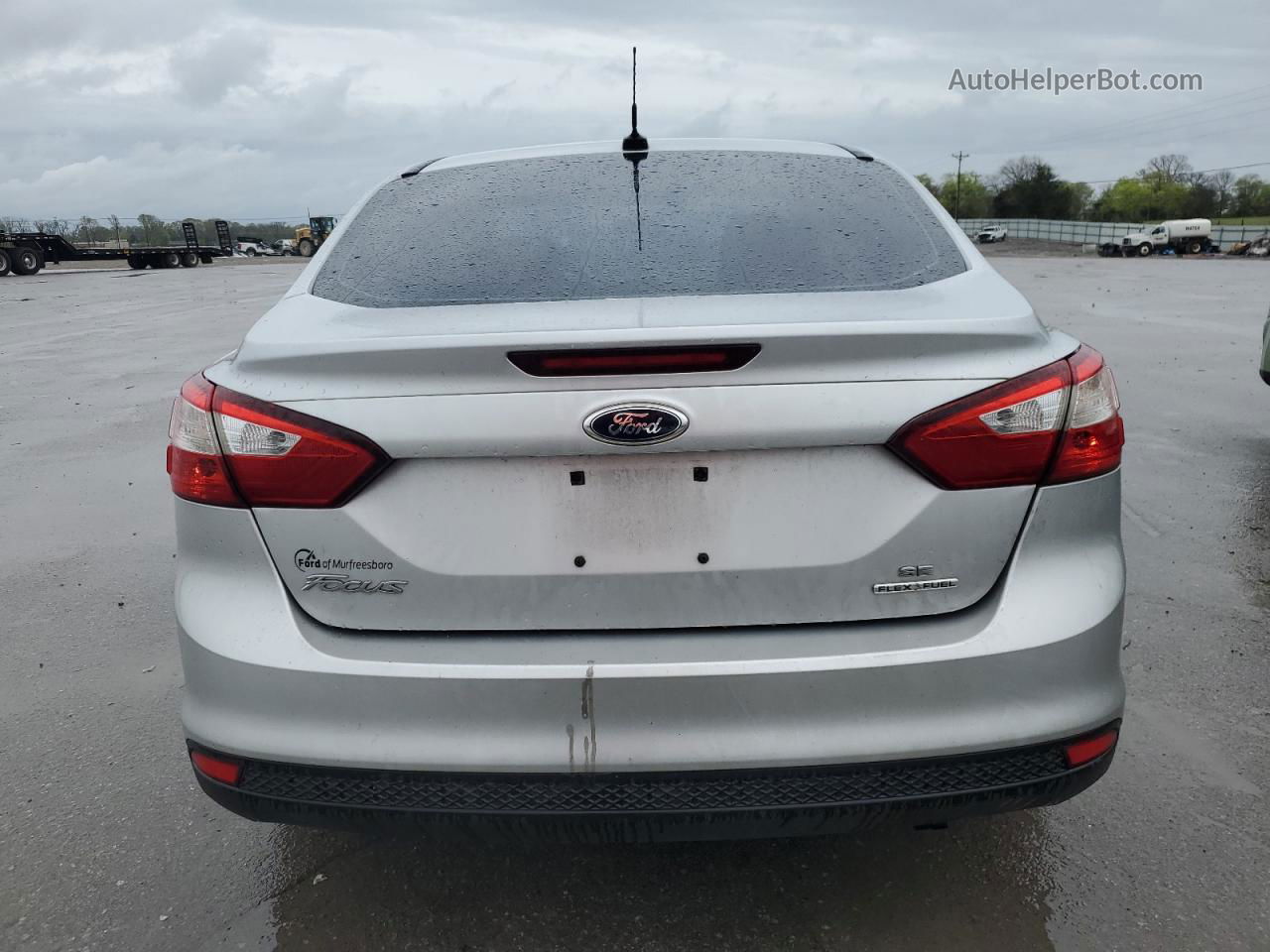 2013 Ford Focus Se Silver vin: 1FADP3F24DL129697