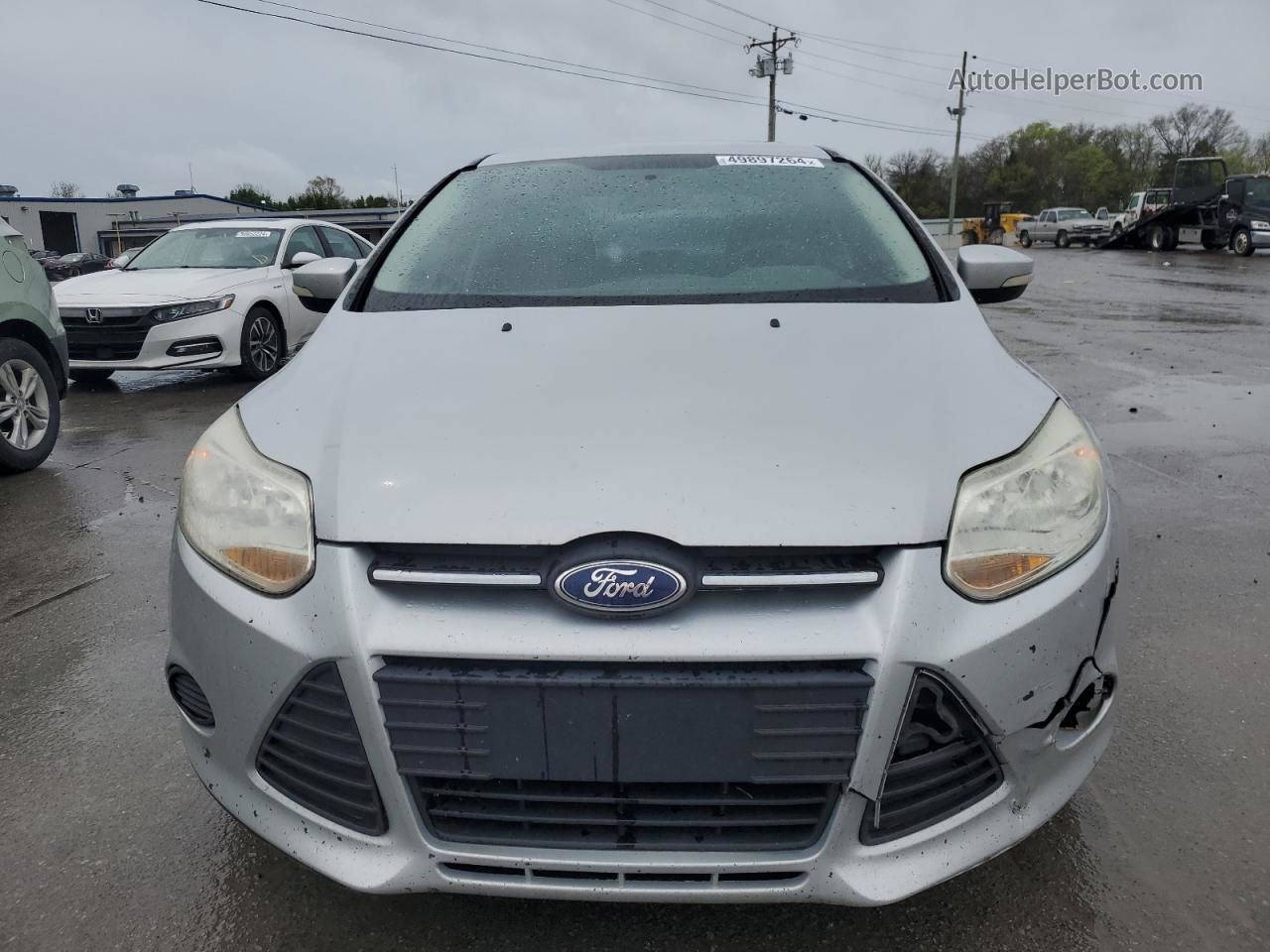 2013 Ford Focus Se Silver vin: 1FADP3F24DL129697