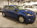 2013 Ford Focus Se Blue vin: 1FADP3F24DL136729