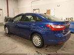 2013 Ford Focus Se Blue vin: 1FADP3F24DL136729