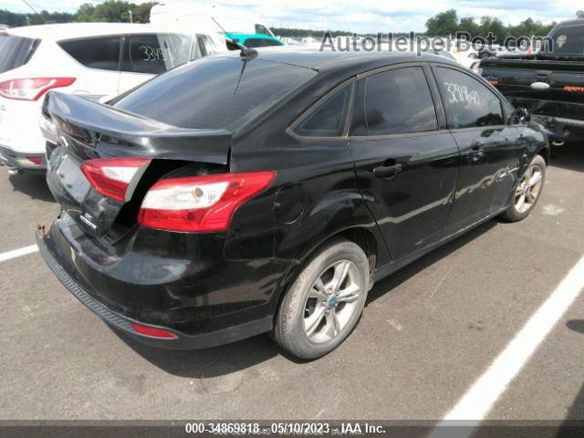 2013 Ford Focus Se Black vin: 1FADP3F24DL143759