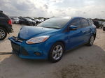 2013 Ford Focus Se Blue vin: 1FADP3F24DL144197