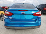 2013 Ford Focus Se Blue vin: 1FADP3F24DL144197