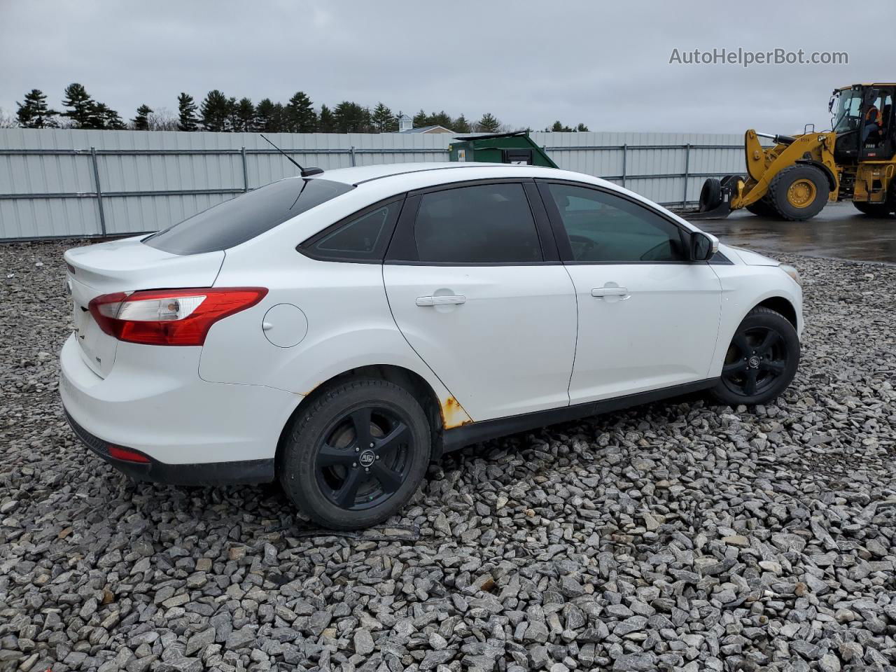 2013 Ford Focus Se White vin: 1FADP3F24DL166555