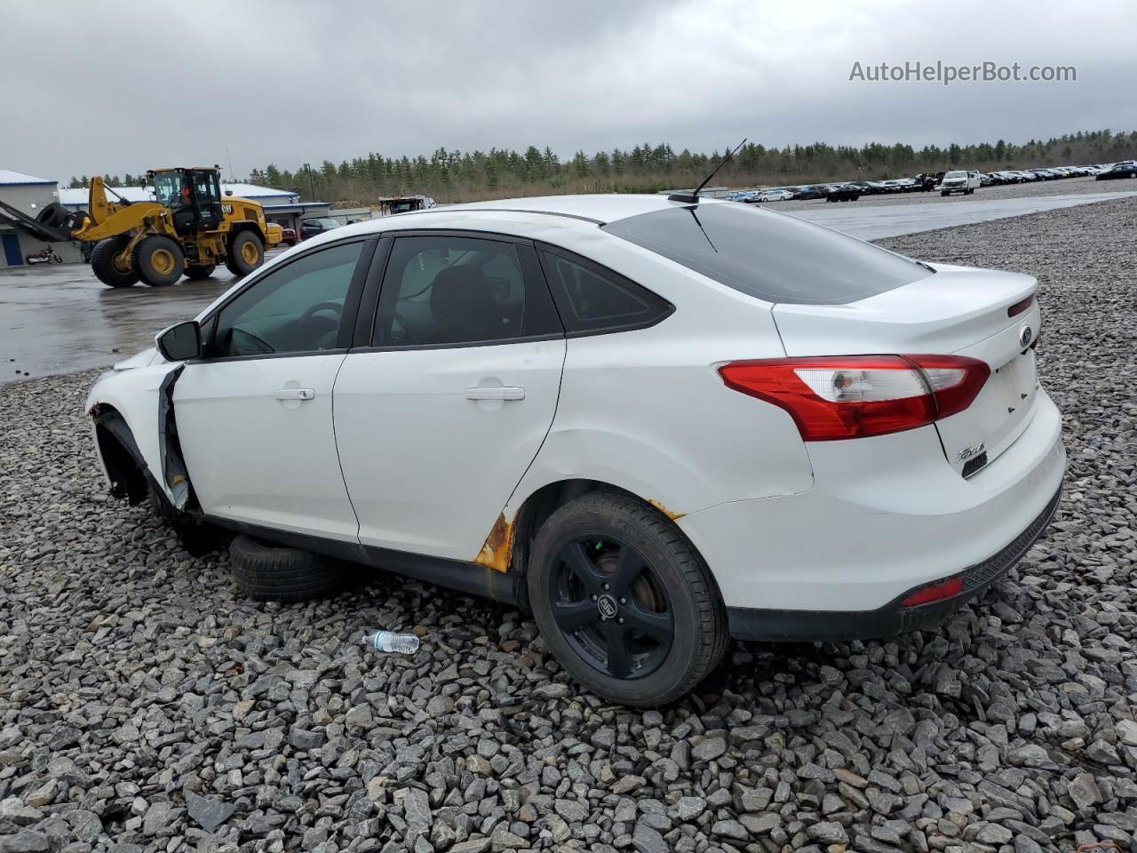 2013 Ford Focus Se White vin: 1FADP3F24DL166555