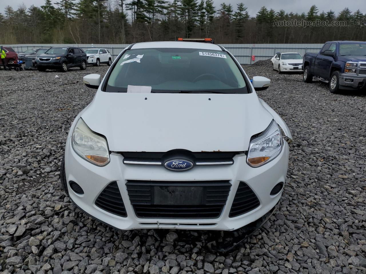 2013 Ford Focus Se Белый vin: 1FADP3F24DL166555