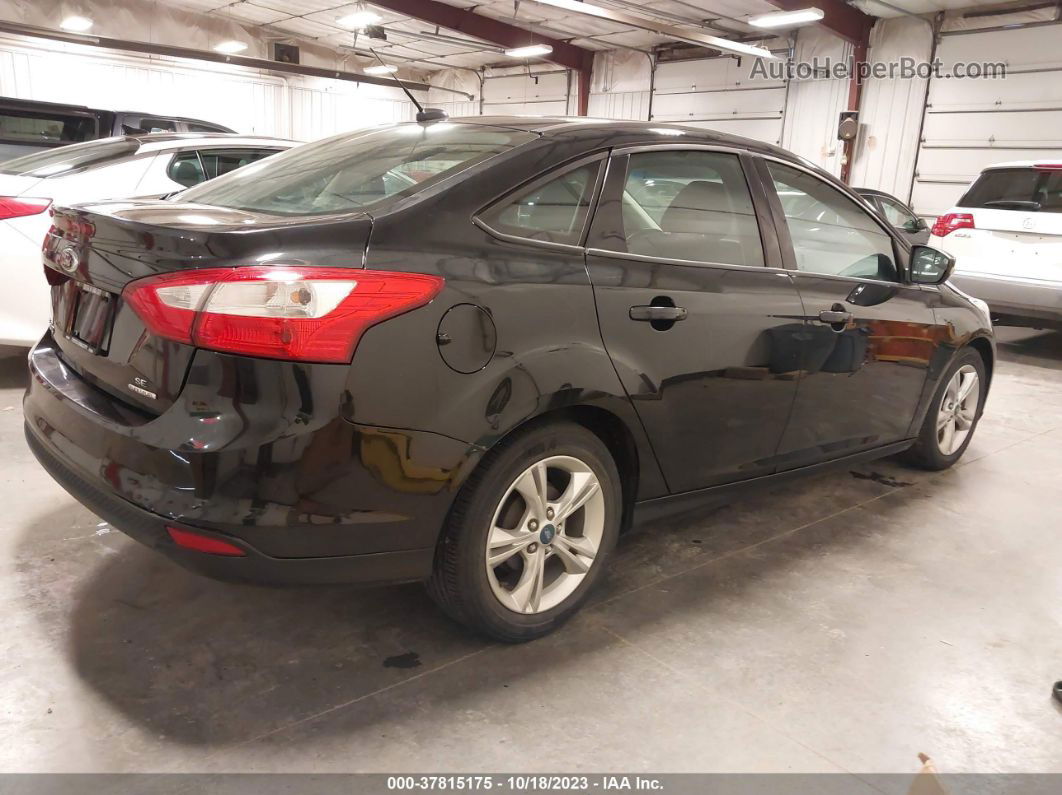 2013 Ford Focus Se Черный vin: 1FADP3F24DL200557