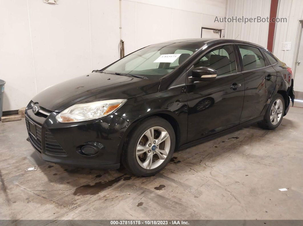 2013 Ford Focus Se Black vin: 1FADP3F24DL200557