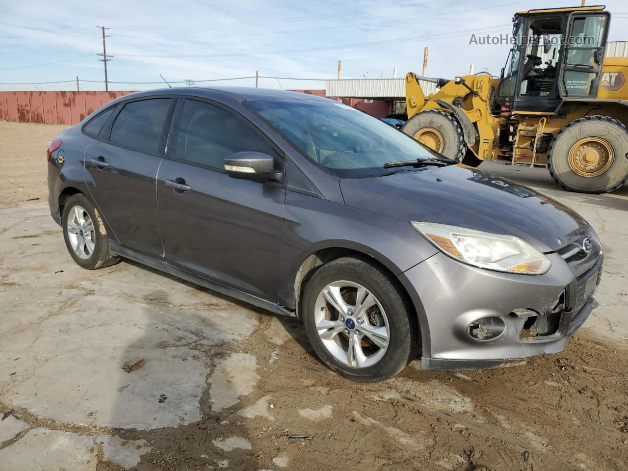 2013 Ford Focus Se Серый vin: 1FADP3F24DL222333