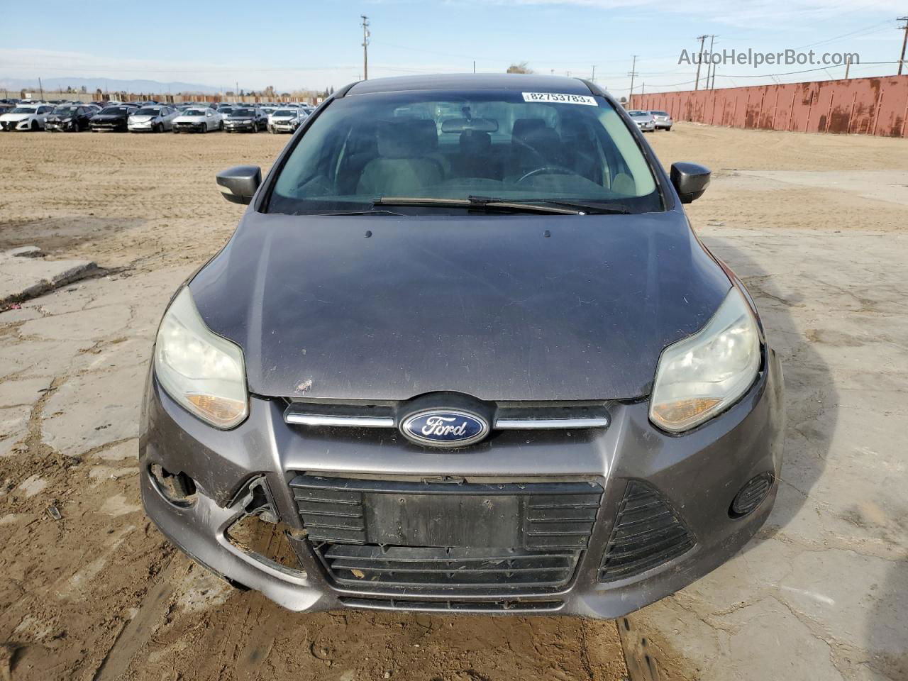 2013 Ford Focus Se Серый vin: 1FADP3F24DL222333