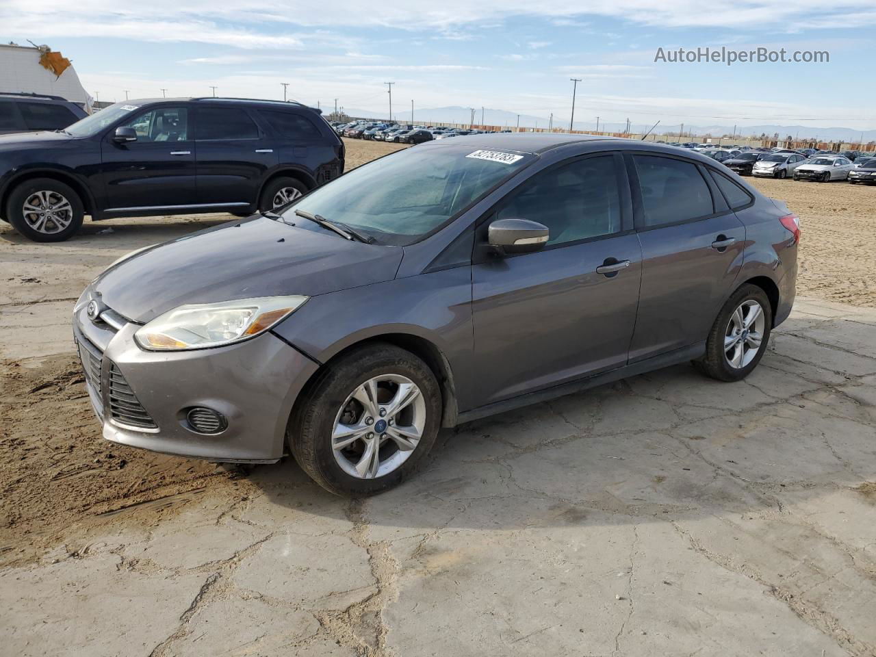 2013 Ford Focus Se Gray vin: 1FADP3F24DL222333