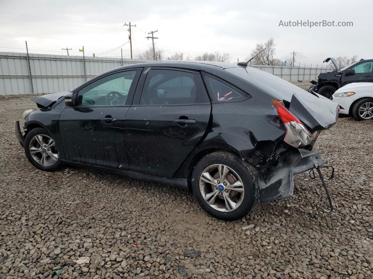 2013 Ford Focus Se Black vin: 1FADP3F24DL251654