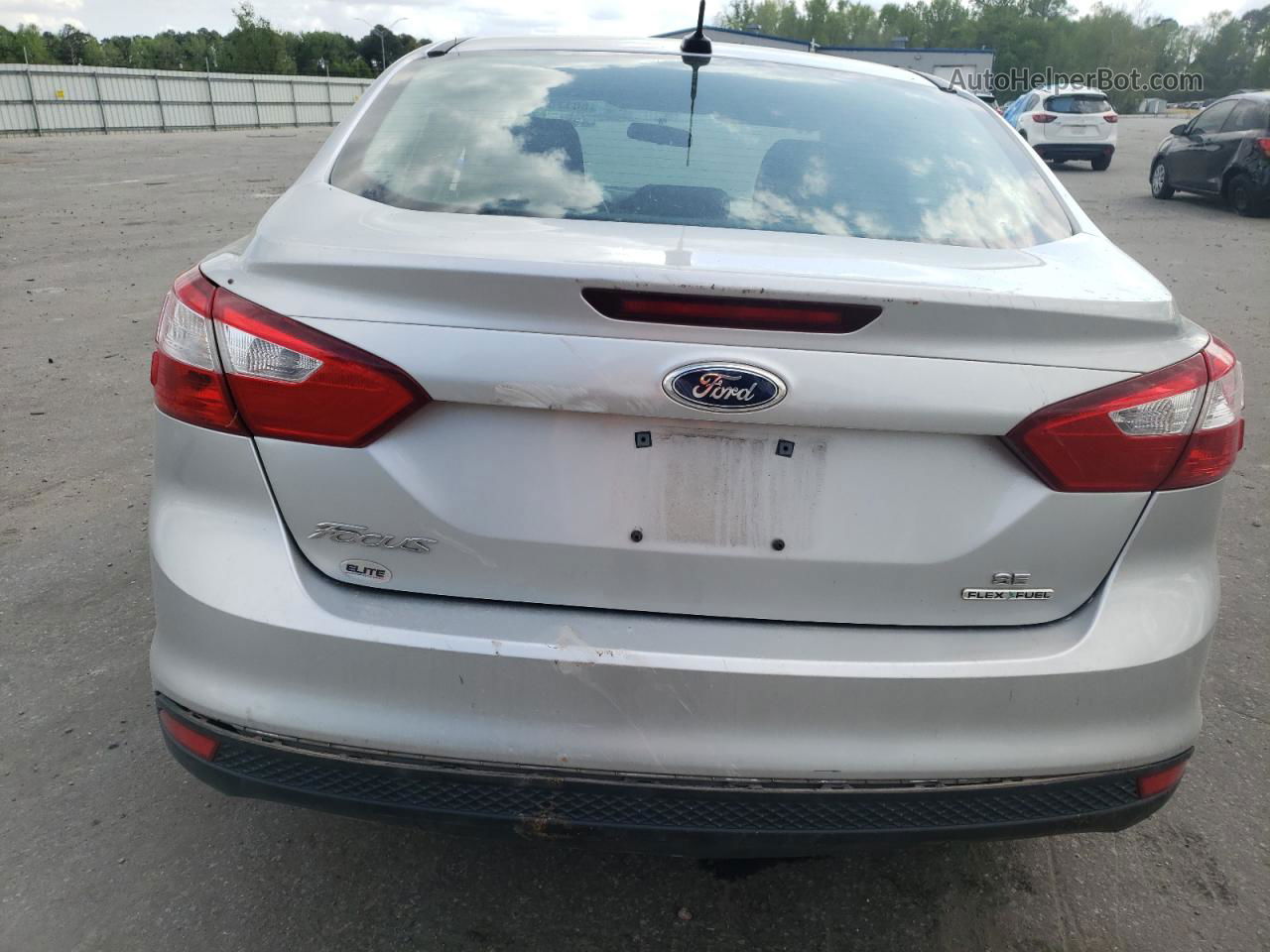 2013 Ford Focus Se Silver vin: 1FADP3F24DL266462