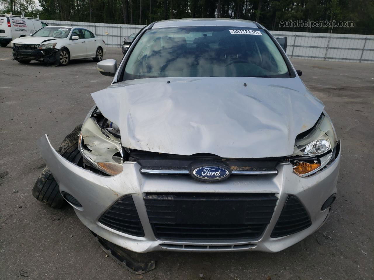 2013 Ford Focus Se Silver vin: 1FADP3F24DL266462